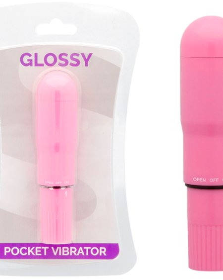GLOSSY - VIBRATEUR DE POCHE DEEP ROSE