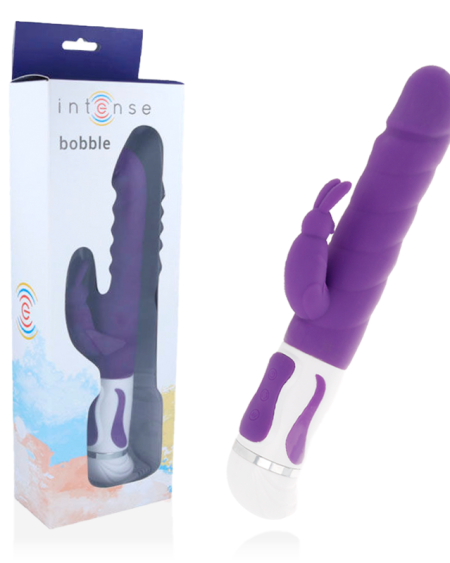 INTENSE - VIBRATEUR BOBBLE ROTATEUR SILICONE LILAS