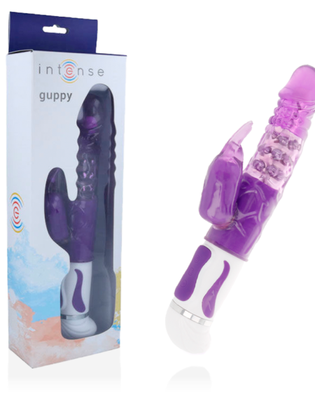 INTENSE - VIBRATEUR ROTATEUR GUPPY LILAS