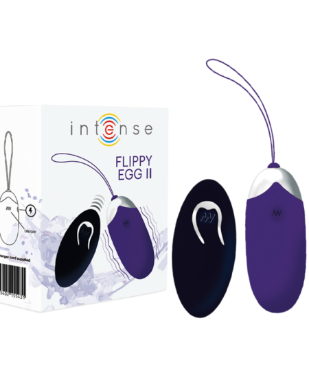 INTENSE - OEUF VIBRANT FLIPPY II AVEC TÉLÉCOMMANDE VIOLET