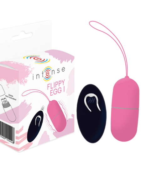 INTENSE - OEUF VIBRANT FLIPPY I AVEC TÉLÉCOMMANDE ROSE