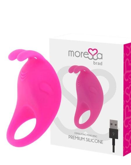 MORESSA - BRAD PREMIUM SILICONE RECHARGEABLE ROSE