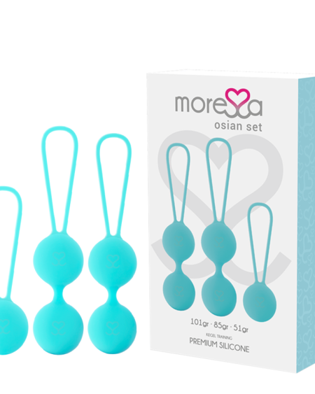 MORESSA - ENSEMBLE OSIAN SILICONE TURQUOISE PREMIUM
