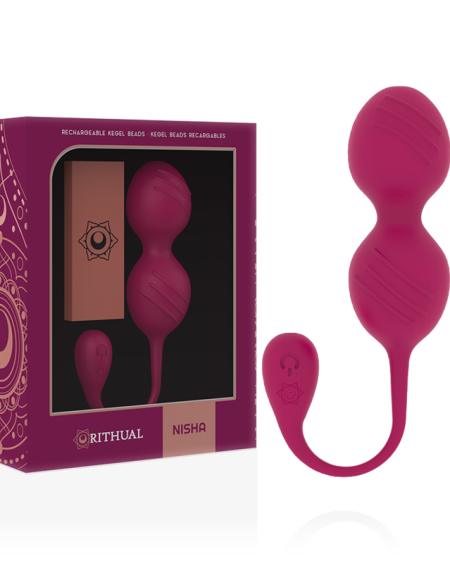 RITHUAL - BALLES DE KEGEL VIBRANTES RECHARGEABLES NISHA ORCHIDÉE