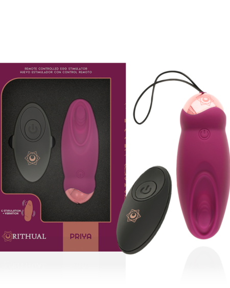 RITHUAL - PRIYA EGG TÉLÉCOMMANDE G-SPOT + VIBRATION