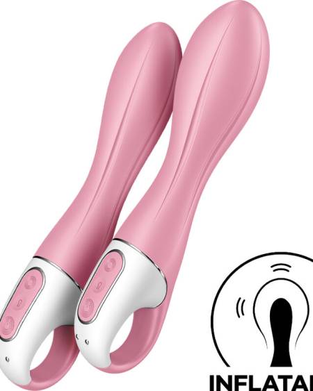 SATISFYER - VIBRATEUR POMPE A AIR 2 ROSE