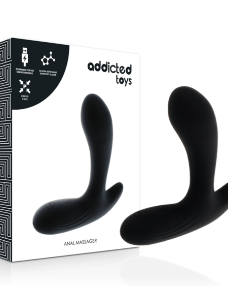 ADDICTED TOYS - MASSEUR ANAL VIBRATION NOIRE