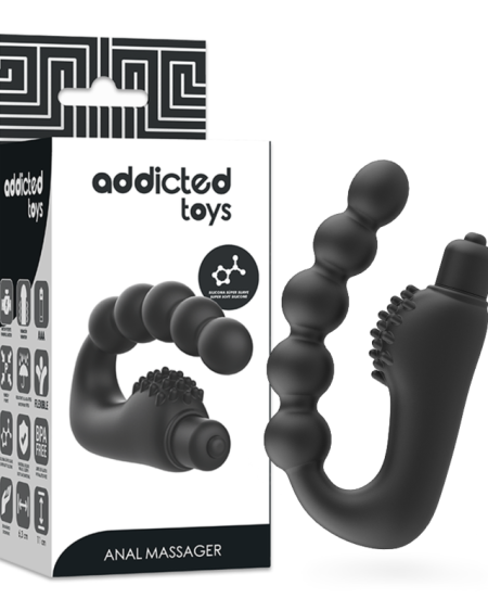 ADDICTED TOYS - MASSEUR ANAL PROSTATIQUE AVEC VIBRATION