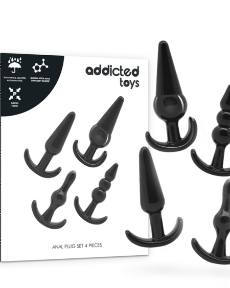 ADDICTED TOYS - ENSEMBLE 4 BOUCHONS ANAL