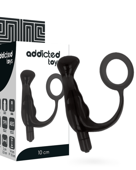 ADDICTED TOYS - VIBRATEUR PROST TICO NOIR 10 CM