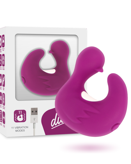COVERME - DÉ À DÉS À CANARD RECHARGEABLE EN SILICONE STIMULANT DUCKYMANIA