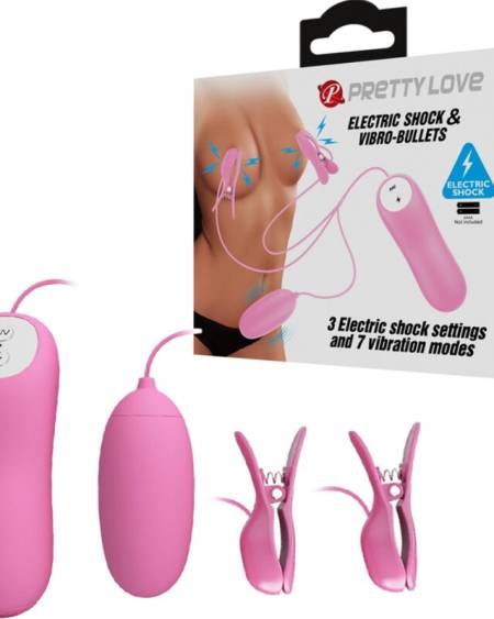 PRETTY LOVE - PINCE  ÉPILER AVEC VIBRATION ET ÉLECTROCHOC ROSE