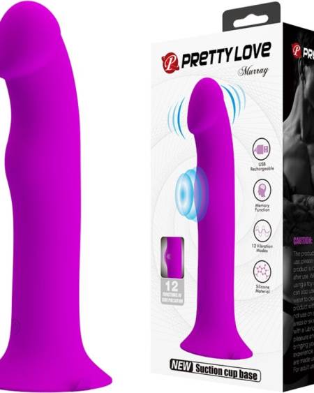 PRETTY LOVE - VIBRATEUR MURRAY ET STIMULATEUR DE POINT G VIOLET