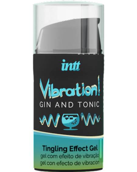 INTT - GEL VIBRATEUR LIQUIDE PUISSANT STIMULANT INTIME GIN  TONIC 15ML