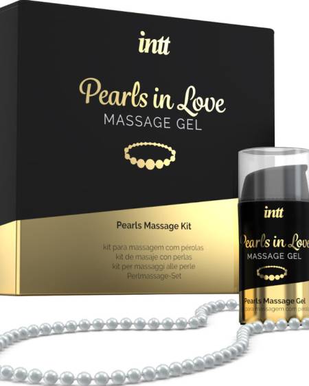 INTT MASSAGE  ORAL SEX - PERLES AMOUREUSES AVEC COLLIER DE PERLES ET GEL DE SILICONE