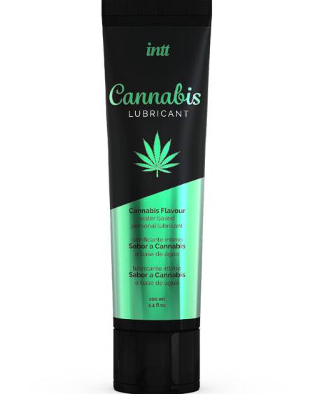 INTT LUBRICANTS - LUBRIFIANT INTIME A BASE D''EAU SAVEUR CANNABIS