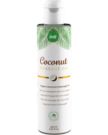 INTT - HUILE DE MASSAGE VÉGÉTALIENNE DOUCE AU SAVEUR RELAXANTE DE NOIX DE COCO