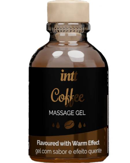 INTT MASSAGE  ORAL SEX - GEL DE MASSAGE SAVEUR CAFÉ EFFET CHAUD