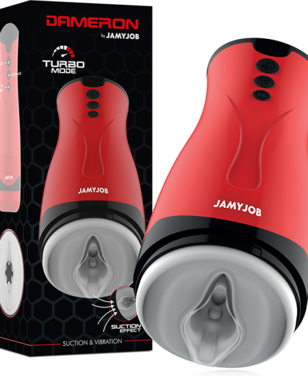 JAMYJOB - MASTURBATEUR À ASPIRATION ET VIBRATION DAMERON