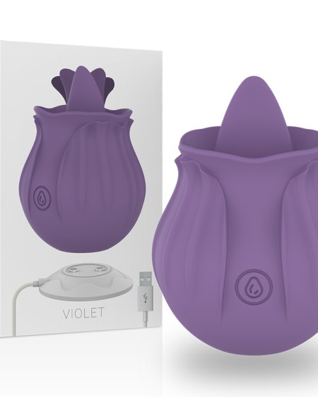 INTENSE - VIOLET CL TORIS STIMULATEUR 10 VIBRATIONS LILAS