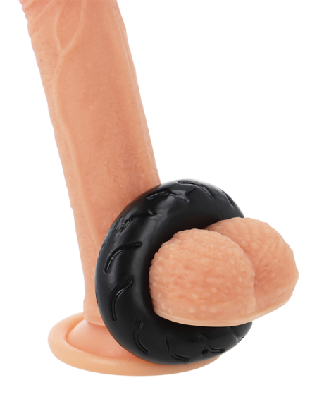 POWERING - ANNEAU PÉNIS SUPER FLEXIBLE ET RÉSISTANT 5CM PR08 NOIR