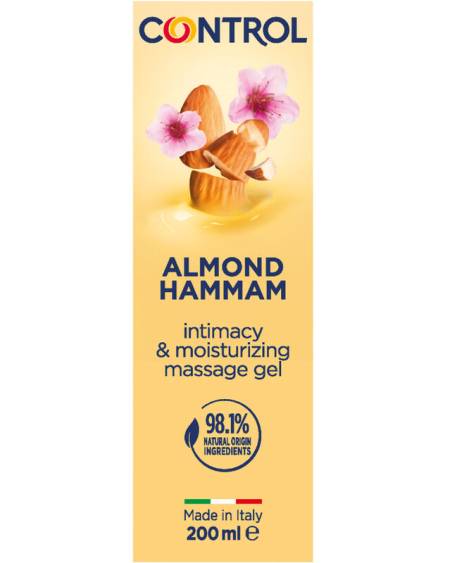 CONTROL - GEL DE MASSAGE HAMMAM AUX AMANDES 3 EN 1 200 ML