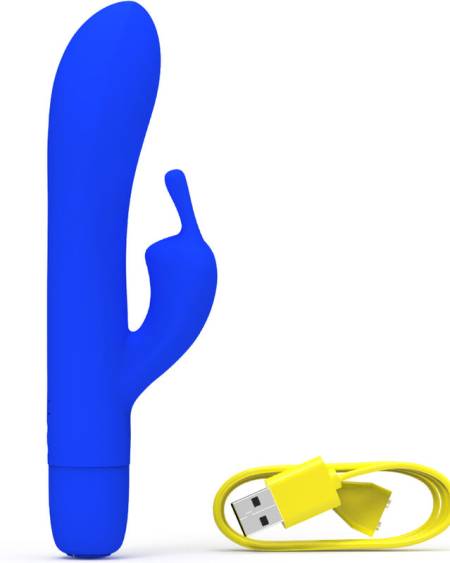 B SWISH - VIBRATEUR RECHARGEABLE CLASSIQUE BWILD BUNNY INFINITE SILICONE BLEU