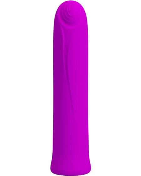 PRETTY LOVE - VIBRATEUR CURTIS MINI SUPER POWER 12 VIBRATIONS EN SILICONE VIOLETTE