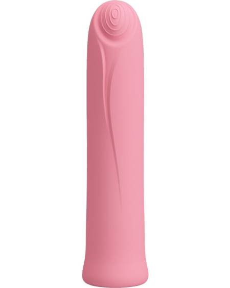 PRETTY LOVE - VIBRATEUR CURTIS MINI SUPER POWER 12 VIBRATIONS EN SILICONE ROSE