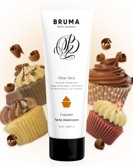 BRUMA - GEL GLISSANT À L''ALOE VERA SAVEUR CUPCAKE 100 ML