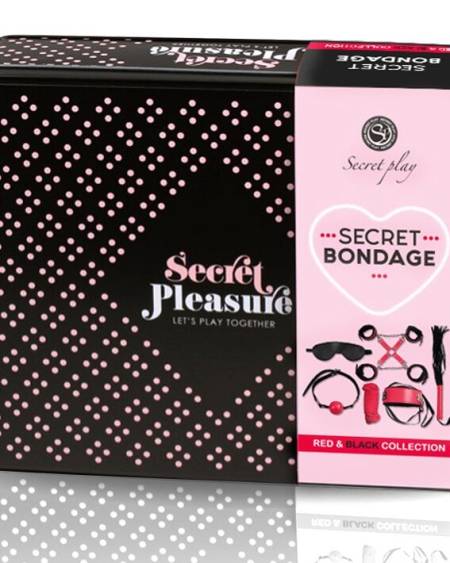 SECRETPLAY - BDSM SET 6 PCS ROUGE COLLECTION