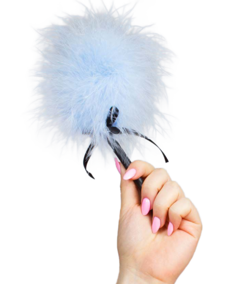SECRETPLAY - DUSTER MARABOU BLEU CLAIR