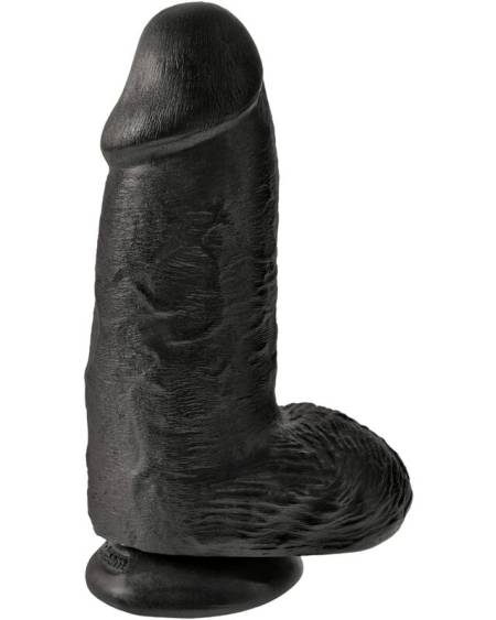 KING COCK - PÉNIS RÉALISTE CHUBBY 23 CM NOIR