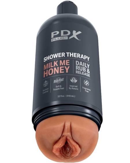 PDX PLUS - MASTURBATEUR STROKER CONCEPTION DE BOUTEILLE DISCRÈTE MILK ME HONEY CANDY SHAMPOOING