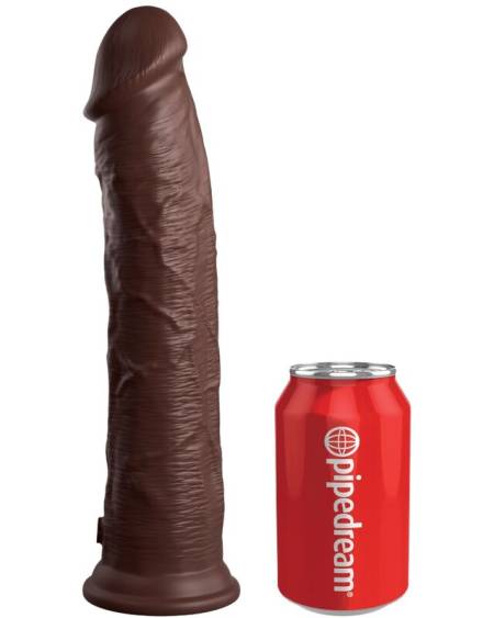 KING COCK - ELITE GODE RÉALISTE EN SILICONE 28 CM MARRON