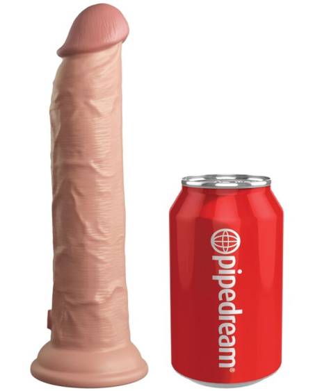 KING COCK - ELITE VIBRATEUR GODE RÉALISTE  TÉLÉCOMMANDE EN SILICONE 23 CM