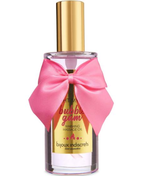 BIJOUX - INDISCRETS HUILE DE MASSAGE LIGHT MY FIRE EFFET CHALEUR SAVEUR GOMME