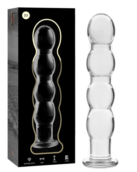 NEBULA SERIES BY IBIZA - MODELO 10 DILDO CRISTAL TRANSPARENTE 16.5 CM -O- 3.5 CM