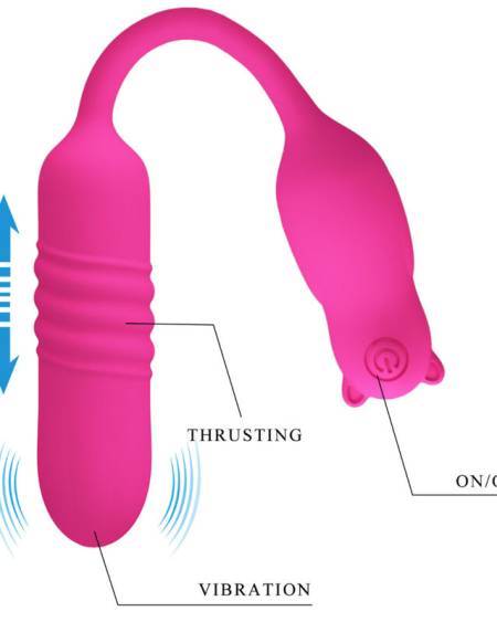PRETTY LOVE - NOBIKUMA BALLE VIBRANTE EN SILICONE ROSE