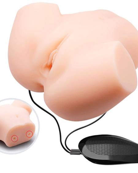 CRAZY BULL - VAGIN ET ANUS RÉALISTES DOUBLE VIBRATION