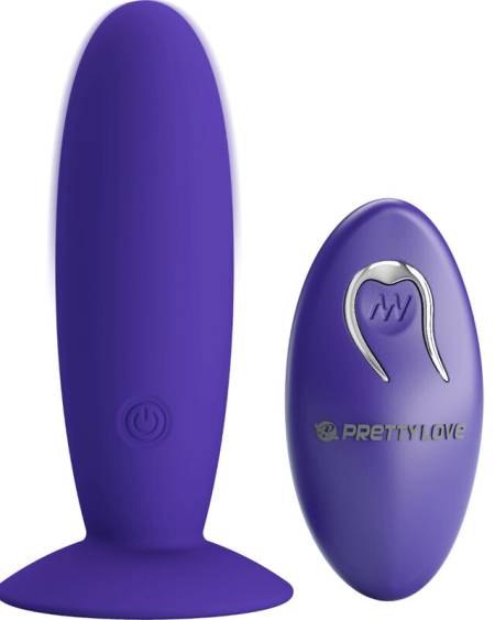 PRETTY LOVE - VIBRATEUR ANAL YOUTH PLUG TÉLÉCOMMANDE VIOLET