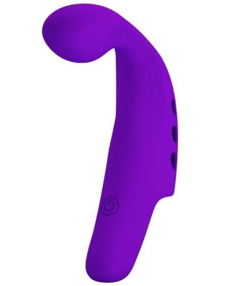 PRETTY LOVE - VIBRATEUR  DOIGT RECHARGEABLE GORGON VIOLET