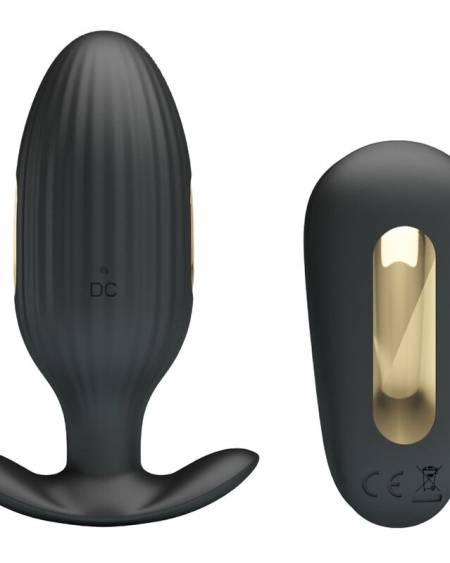 PRETTY LOVE - VIBRATEUR ANAL RECHARGEABLE KELLY PLUG NOIR