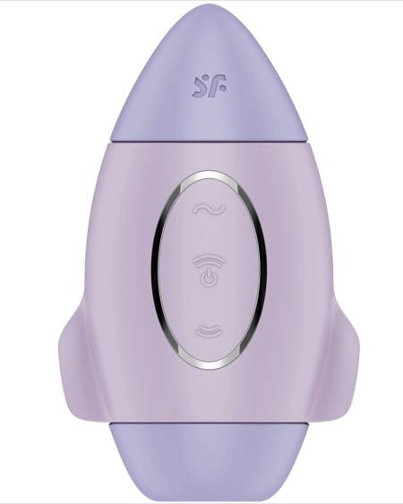 SATISFYER - MISSION CONTROL LILA VIBRADOR PEQUEÑO DE DOBLE IMPULSO
