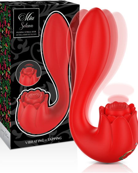 MIA - SELENA STIMULATEUR VIBRANT + TAPPING ROUGE