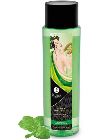 SHUNGA - GEL BAIN  DOUCHE MENTHE SENSUELLE 370 ML