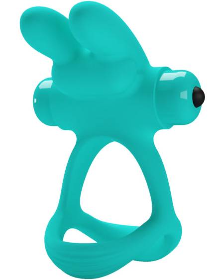 PRETTY LOVE - ANNEAU VIBRATEUR LAPIN VERT DANTE