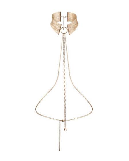BIJOUX - DÉSIR MÉTALLIQUE COLLIER MÉTALLISÉ DORÉ