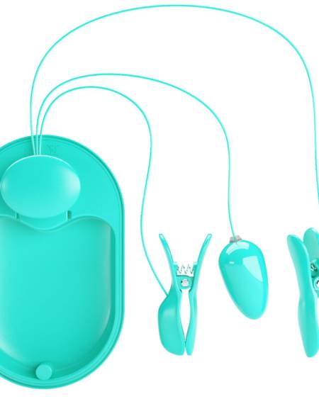PRETTY LOVE - BOITE SURPRISE PINCE A ELECTRO STIMULATION BLEUE