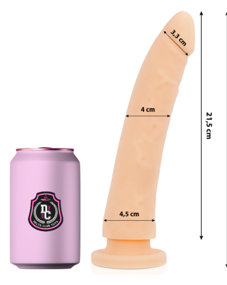 DELTA CLUB - TOYS GODE NATUREL MÉDICAL SILICONE 23 CM -O- 4.5 CM